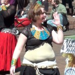 OCCUPY PORTLAND WORSHIPS GOLDEN BULL ON MAY DAY